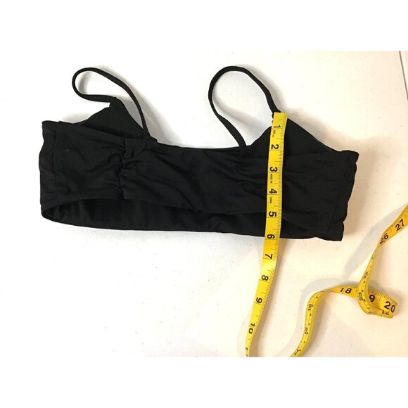 ENVYA- WOMEN'S BLACK BIKINI TOP SIZE MEDIUM - Picture 4 of 5
